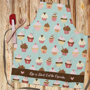 Cupcake Print Pattern Apron