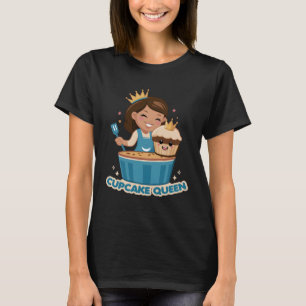 Cupcake Queen Baking Mum T-Shirt
