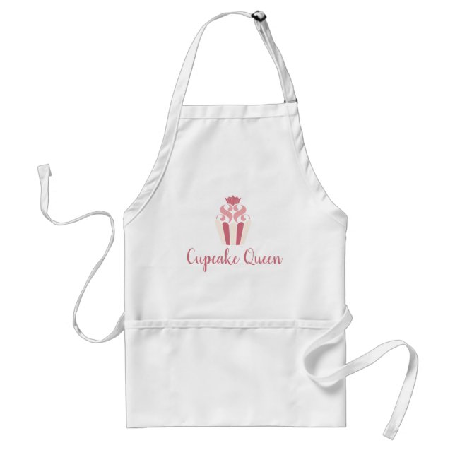 Cupcake Queen decorative cupcake crown design Standard Apron (Front)