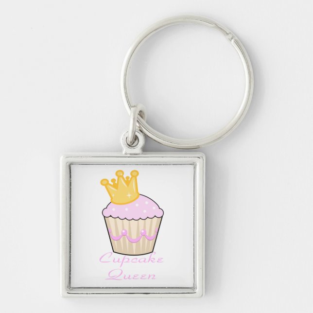 cupcake queen key ring (Front)
