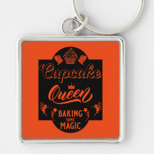 Cupcake Queen Key Ring