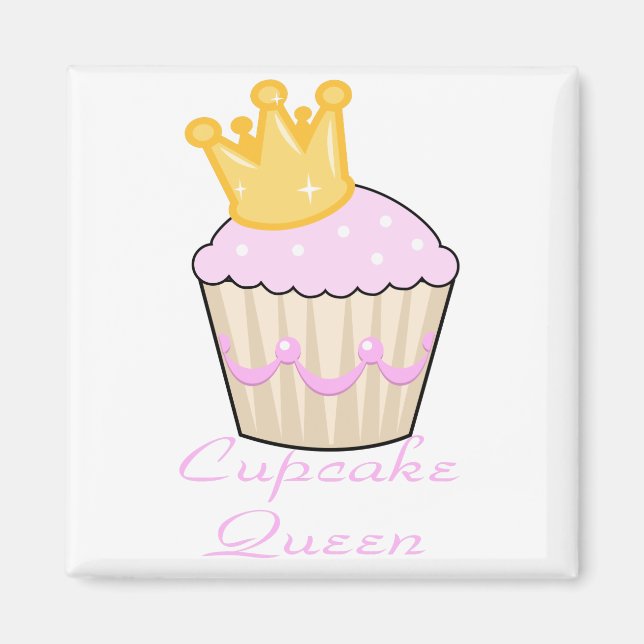 cupcake queen magnet (Front)