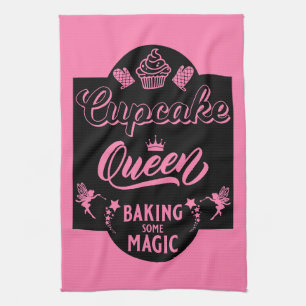 Cupcake Queen Tea Towel