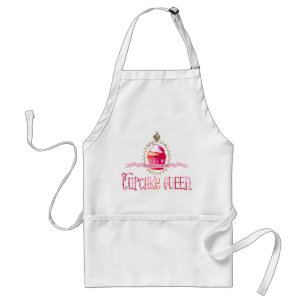 Cupcake Queen with a Heart Standard Apron