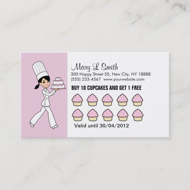 Cupcake reward card 2 (Front)