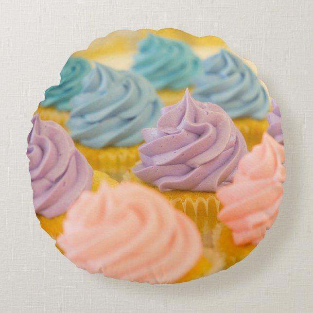 Cupcake Round Cushion (Front)