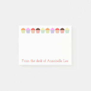 Cupcake Row Post-it Notes