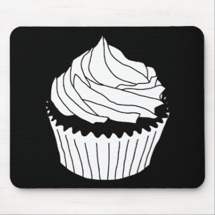 cupcake scribbles mouse pad