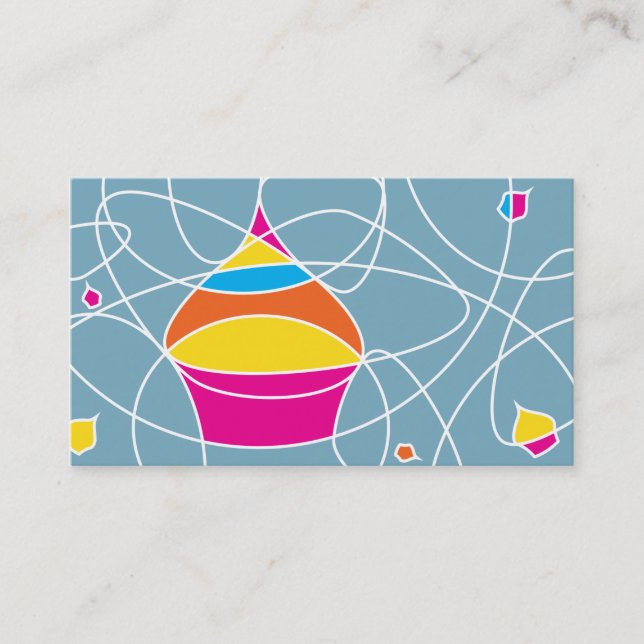 CUPCAKE shapes customer loyalty Card (Front)