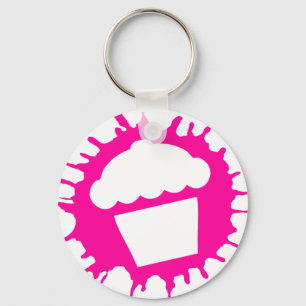 cupcake splatz key ring