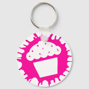 cupcake splatz key ring