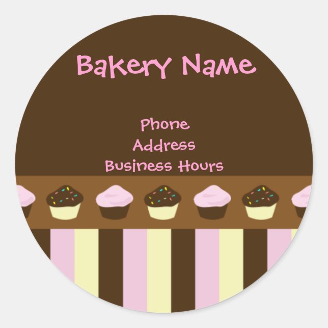 Cupcake Stickers (Front)