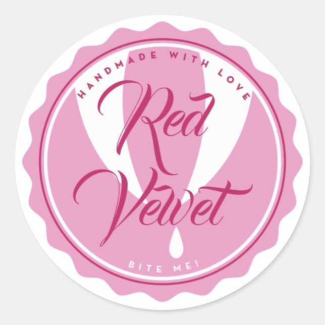 Cupcake stickers custom labels (Front)