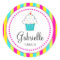 Cupcake Stickers, for DYI cupcake toppers