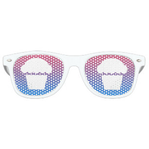 cupcake sunset retro sunglasses