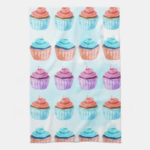 Cupcake Tea Towel