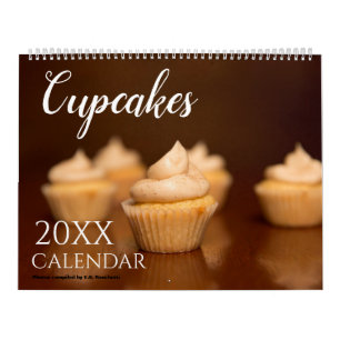 Cupcake Themed 2027 Wall Calendar Gift