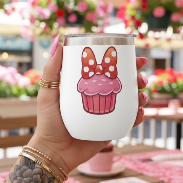 Cupcake Thermal Wine Tumbler (Creator Uploaded)
