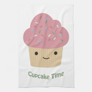 Cupcake Time! Tea Towel