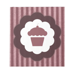 cupcake vintage notepad