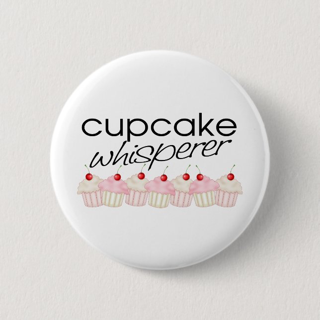 Cupcake Whisper 6 Cm Round Badge (Front)