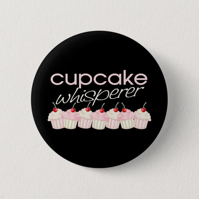 Cupcake Whisperer 6 Cm Round Badge (Front)