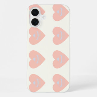 cupcake white pink iPhone 16 plus case