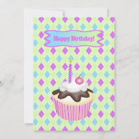 Cupcake with Cherry, Birthday