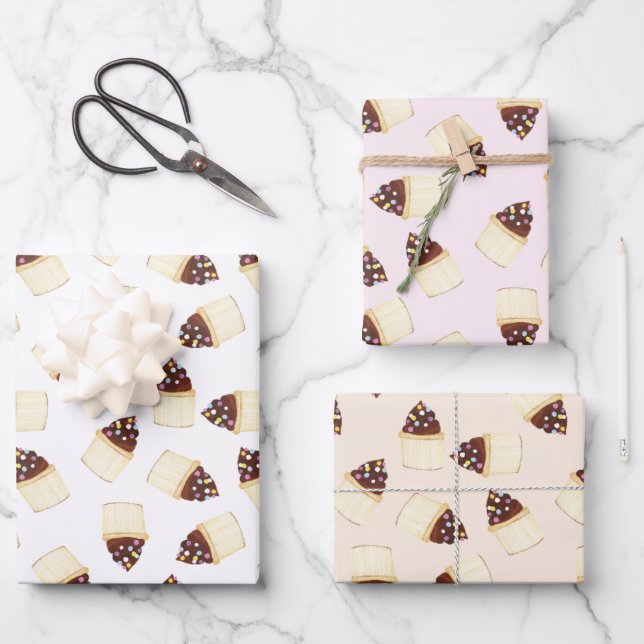 Cupcake Wrapping Paper (Front)