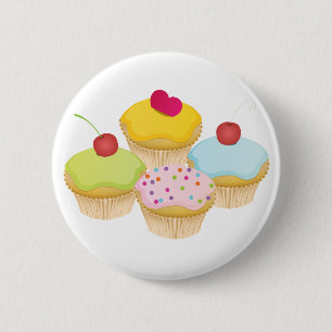 Cupcakes 6 Cm Round Badge