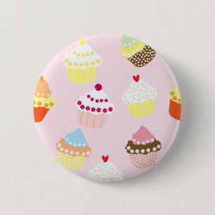 Cupcakes 6 Cm Round Badge