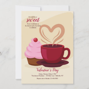 Cupcakes and Coffee Invitation