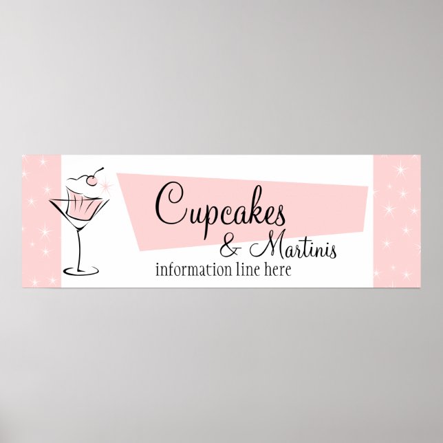 Cupcakes and Martinis! Poster (Front)