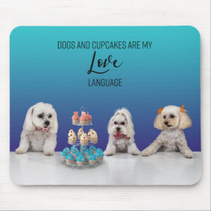 Cupcakes and Pups Mouse Pad