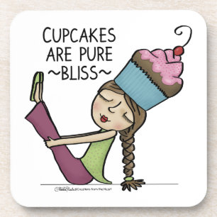 Cupcakes are Pure Bliss Coaster