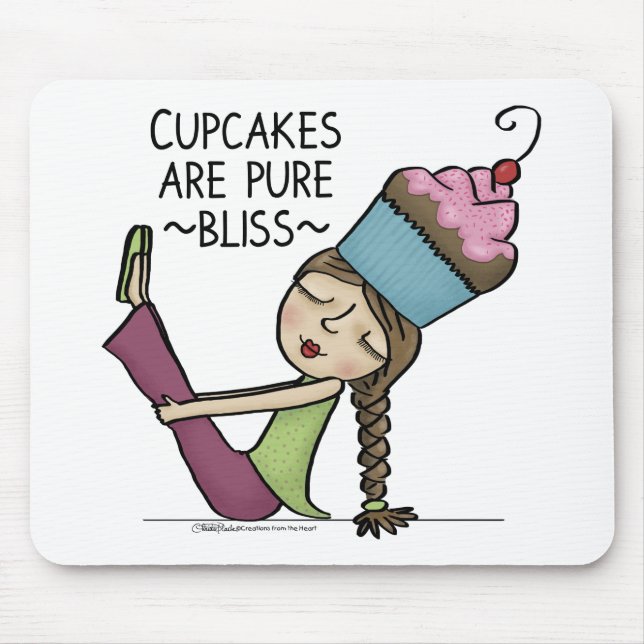 Cupcakes are Pure Bliss Mouse Pad (Front)