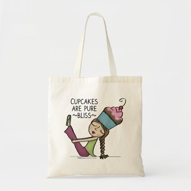 Cupcakes are Pure Bliss Tote Bag (Front)