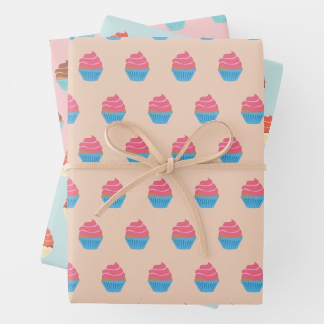 Cupcakes Bakery Wrapping Paper (In situ)