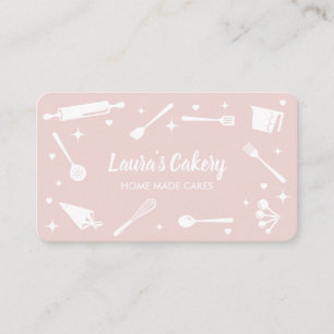 Cupcakes Baking Tools Utensils Whisk Pastry  Business Card
