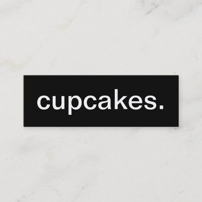 Cupcakes Business Card (Front)