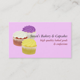 Cupcakes Business Cards