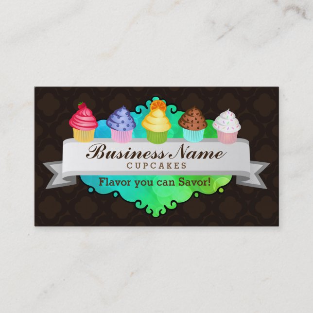 Cupcakes business cards (Front)