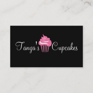 Cupcakes, Cakes, Food, Catering, Bakery Business Business Card