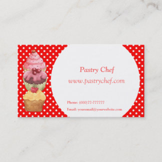 Cupcakes Cakes Pastries Business Profile Card