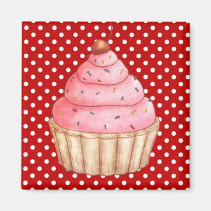 Cupcakes Cakes Pastry Magnet