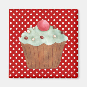 Cupcakes Cakes Pastry Magnet