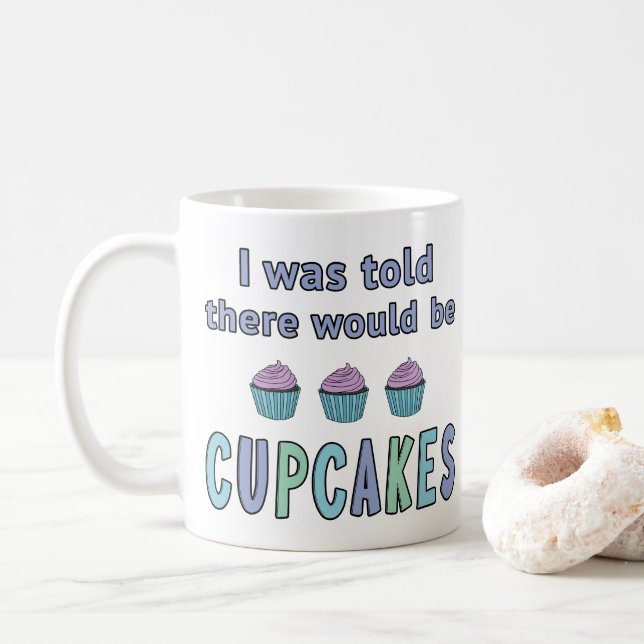 Cupcakes Coffee Mug (With Donut)