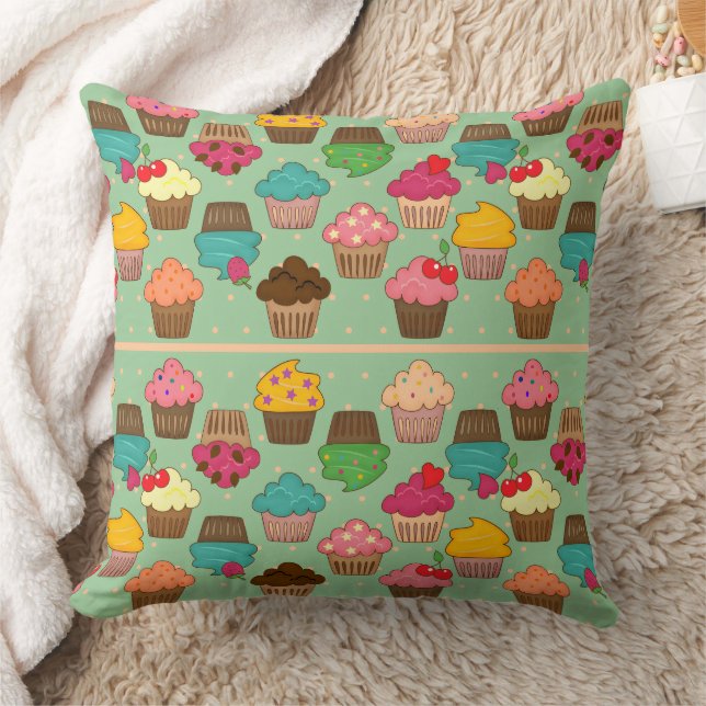 Cupcakes Cushion (Blanket)