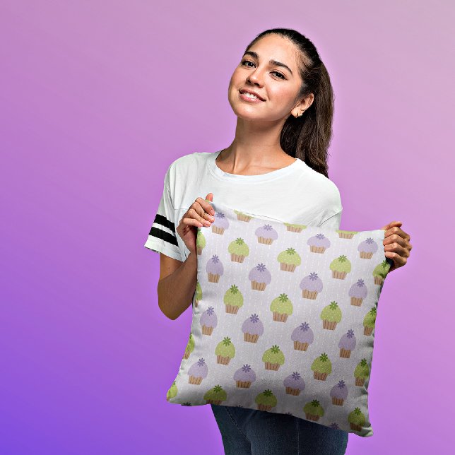 Cupcakes Decorative Throw Pillows (Creator Uploaded)