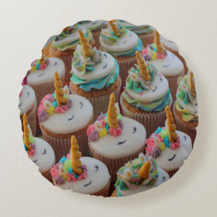 Cupcakes Design Round Cushion